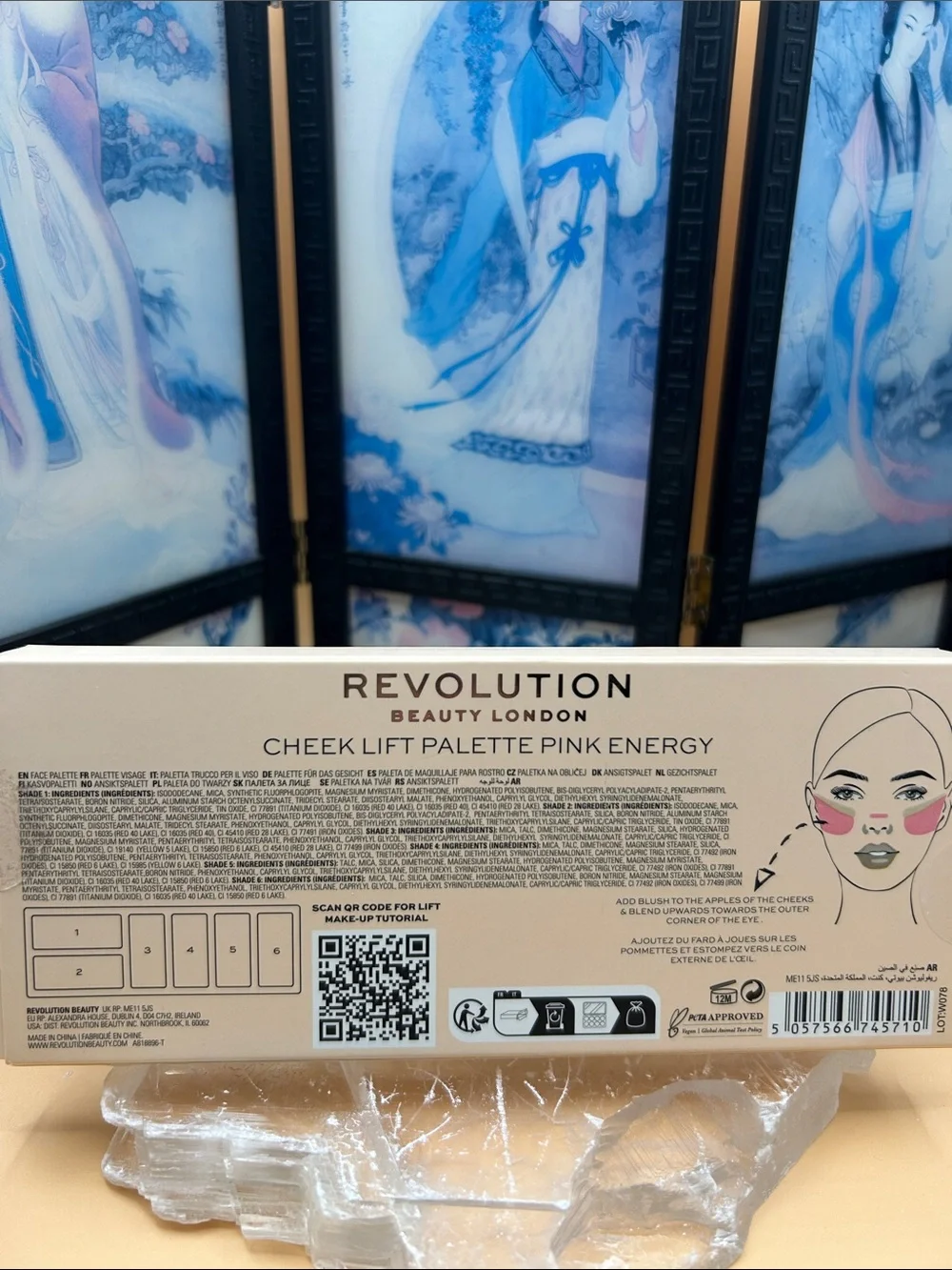 Revolution Cheek Lift Palette - Pink & Peach Shades
